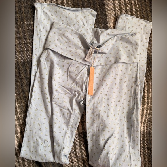 Skims Cotton Jersey Foldover Pants - Picture 3 of 6